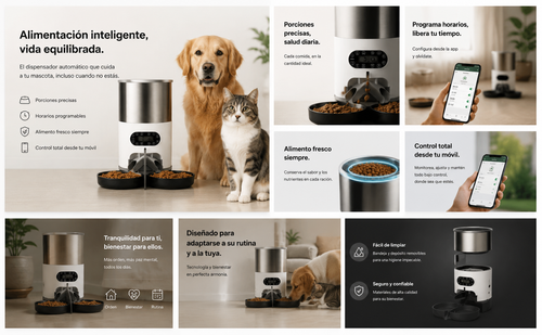 Dispensador de Comida para Mascotas