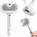Pet hair spray brush