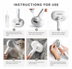 Pet hair spray brush